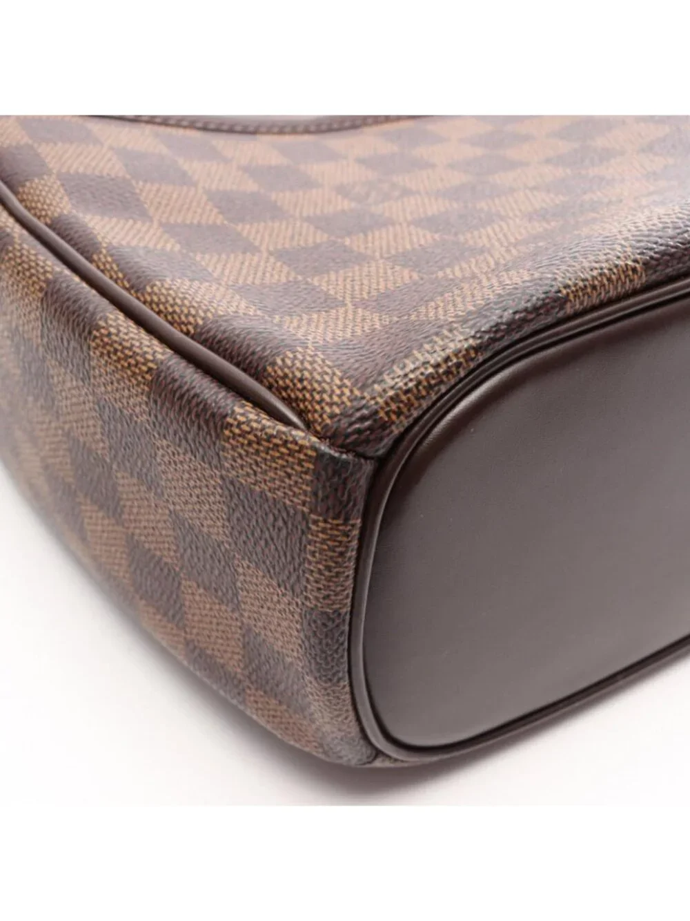Louis Vuitton Thalia Oriental Damier Ebene Canvas Leather Handbag
